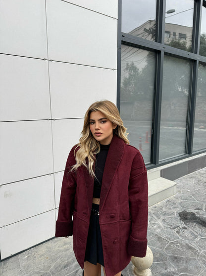 PELLUSH BURGUNDY