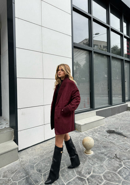 PELLUSH BURGUNDY