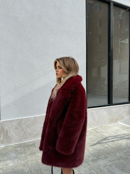 PELLUSH BURGUNDY
