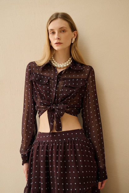 Polka dot shirt