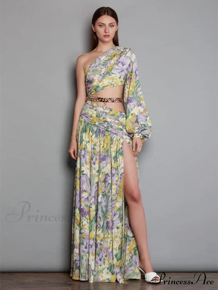 Print Short Sleeve Trendy Drawstring Ruched Party Dress