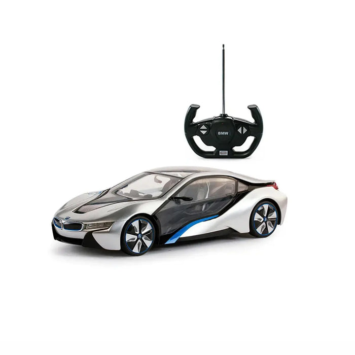 Rastar 1:14 R/C BMW i8 w/ Interior Light Remote Control Car for Kids Voltz Toys