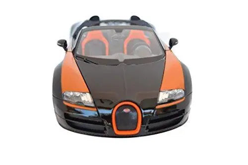 Rastar 1/18 Scale Model 43900 - Bugatti Veyron 16.4 Grand Sport Vitesse - Black Kids On Wheelz