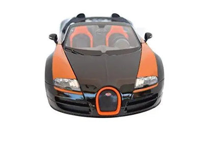 Rastar 1/18 Scale Model 43900 - Bugatti Veyron 16.4 Grand Sport Vitesse - Black Kids On Wheelz