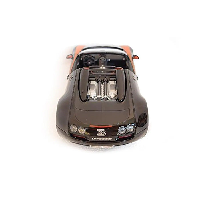 Rastar 1/18 Scale Model 43900 - Bugatti Veyron 16.4 Grand Sport Vitesse - Black Kids On Wheelz