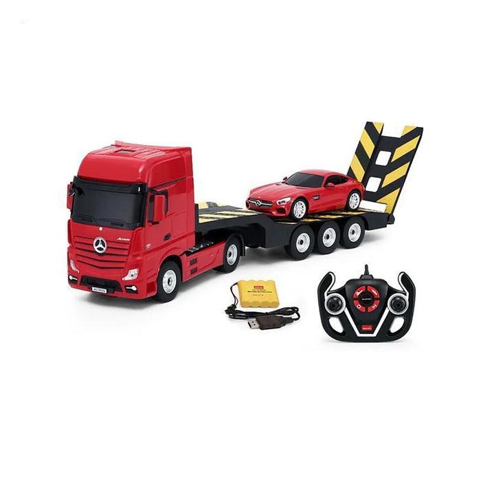 Rastar MERCEDES-Benz Actros (with 1/24 car) Remote Control Car for Kids Voltz Toys