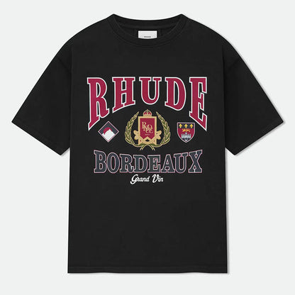 Rhude Bordeaux Grand T-Shirt