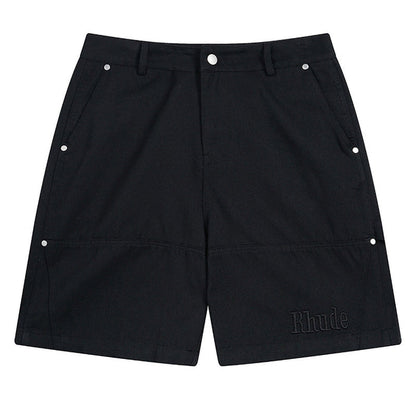 RHUDE Embroidered Letters Logo Shorts