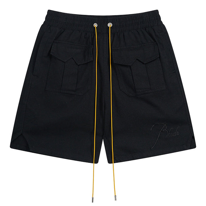RHUDE Embroidered Letters Logo Shorts
