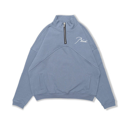 RHUDE embroidered slogan logo sweatshirts