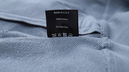 RHUDE embroidered slogan logo sweatshirts