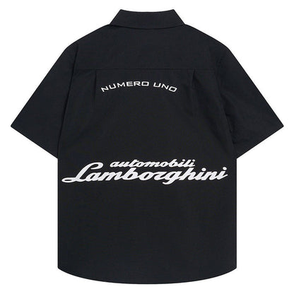RHUDE UNO BUTTON DOWN SHIRT