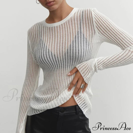 Sabrina Elegant Blouse White / S Shirts & Tops