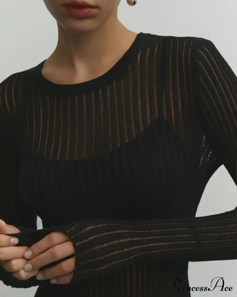 Sabrina Elegant Blouse Black / S Shirts & Tops