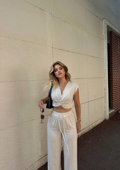 SET LINO CROP DHE PANTALLONA