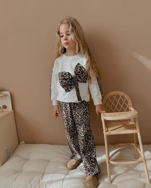 SET ME BLUZE DHE TUTA LEOPARD