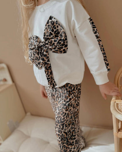 SET ME BLUZE DHE TUTA LEOPARD