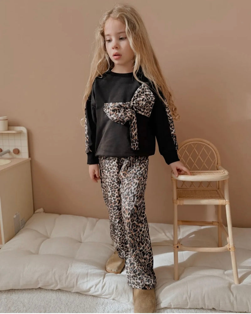 SET ME BLUZE DHE TUTA LEOPARD