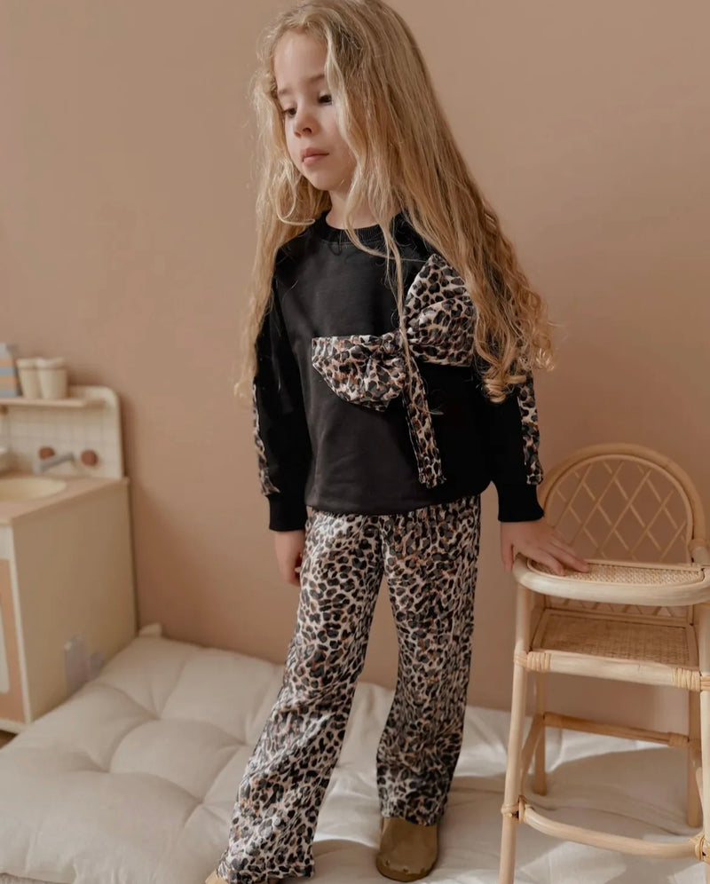 SET ME BLUZE DHE TUTA LEOPARD