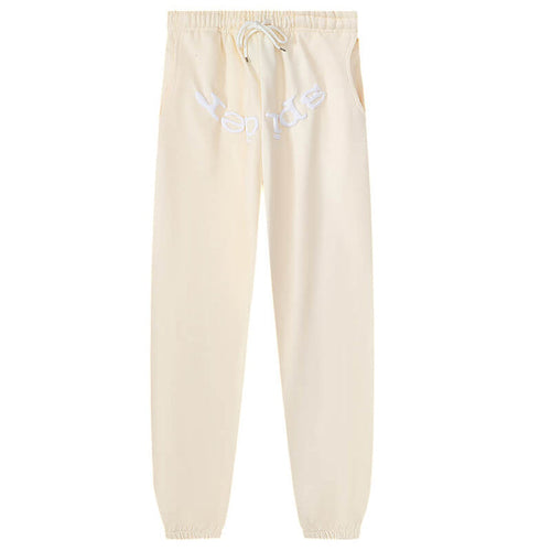 Sp5der Logo Foam Printing Pant-Apricot #8310