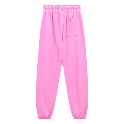 Sp5der White Foam Printing Pant-Pink #8151