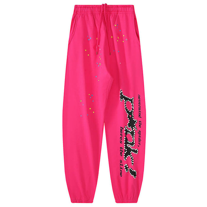 Sp5der Young Thug Pant-Pink #8301