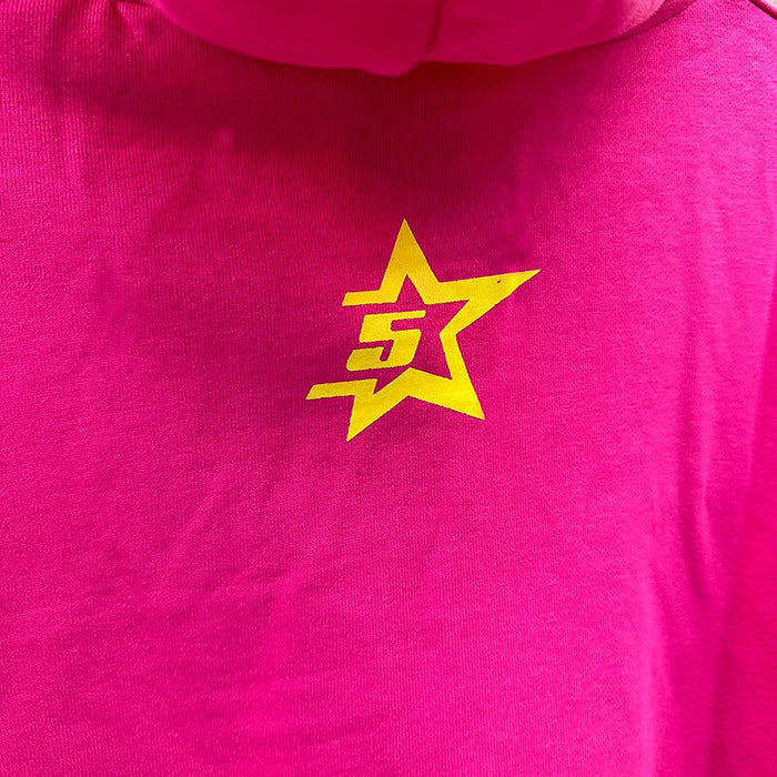 Sp5der Young Thug Punk Hoodie-Pink #142