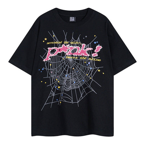 Sp5der Young Thug Punk T-Shirt Black