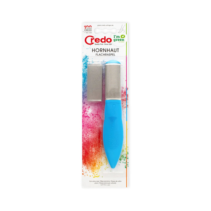 Pedicure rasp with stainless steel friction surface - 19 cm - Credo Credo