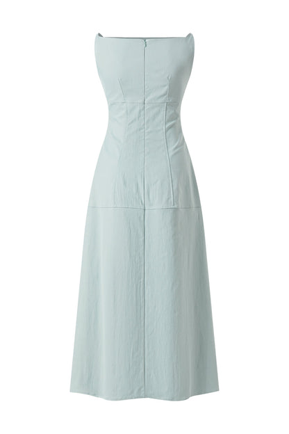 Structured A-line midi dress