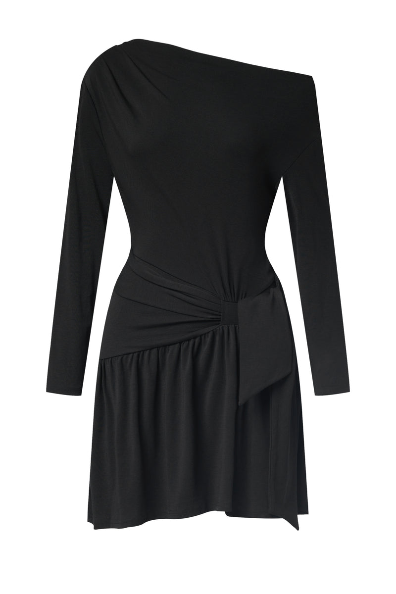 Tie waist mini dress