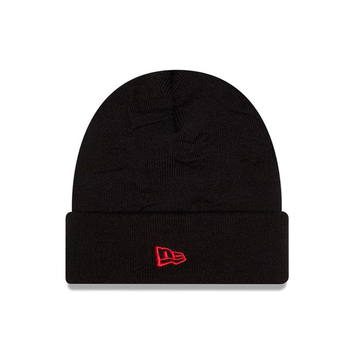 Pictured is this Tom & Jerry Key To My Heart Cuff Knit Beanie hat in black. 3