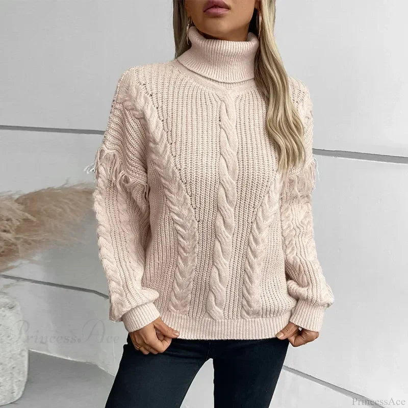 Turtleneck Streetwear Kintted Sweater