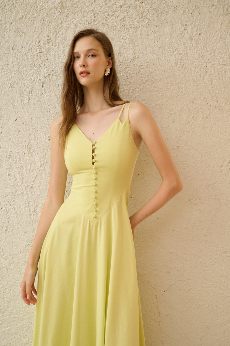 Twin strap maxi dress