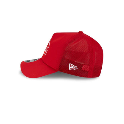 Pictured is this MLB Batting Practice 2026 Washington Nationals 9FORTY Apex cap in red. 5