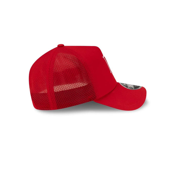 Pictured is this MLB Batting Practice 2026 Washington Nationals 9FORTY Apex cap in red. 6