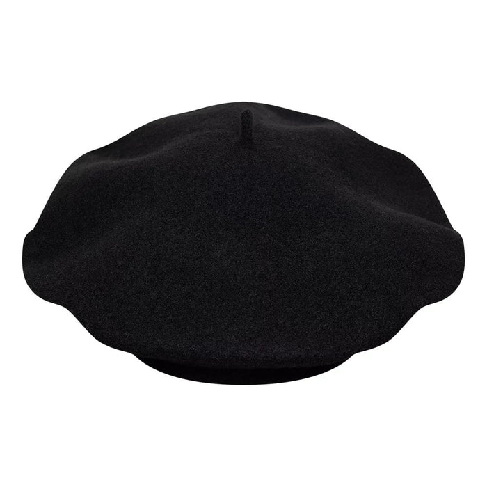 This is a  Womens New Era Wool Black Beret 4