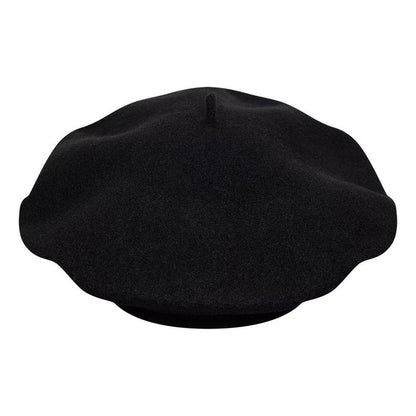 This is a  Womens New Era Wool Black Beret 4