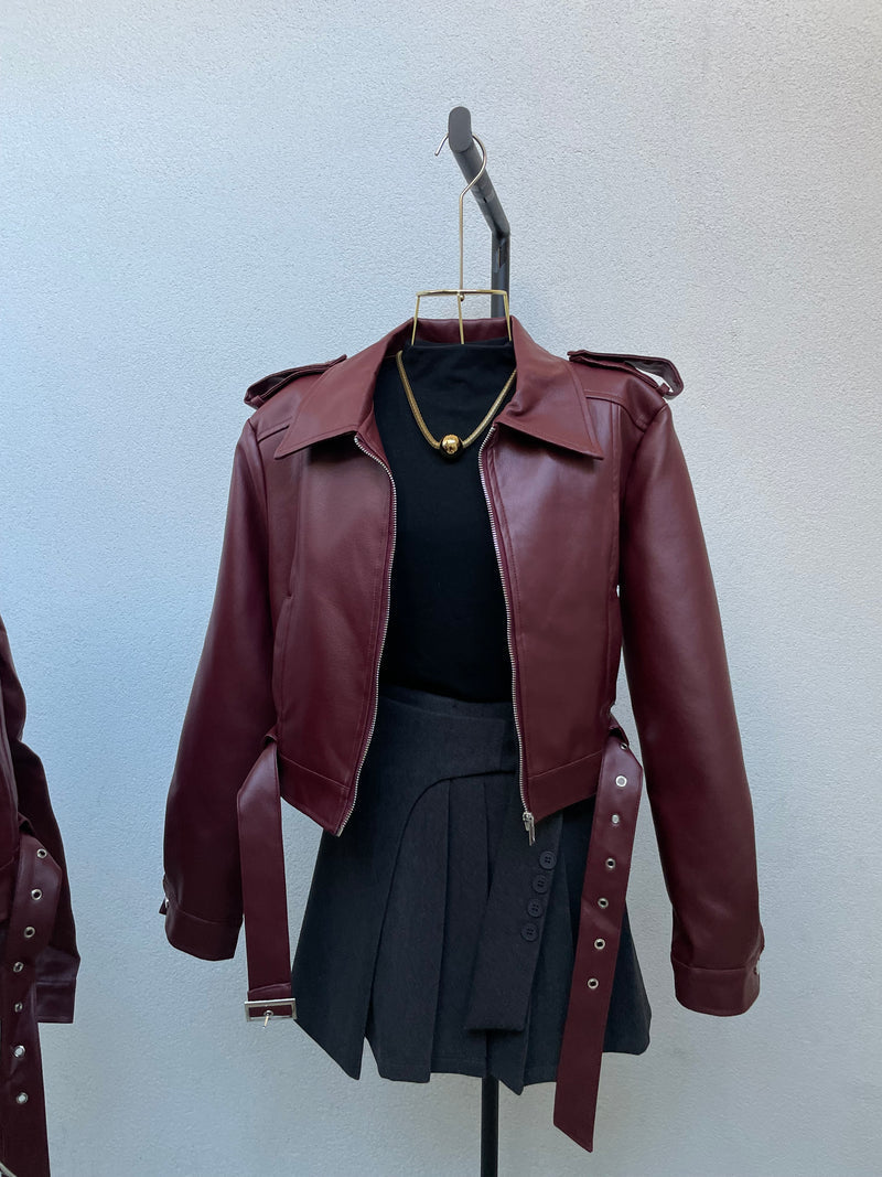 XHAKETE BURGUNDY LEKURE