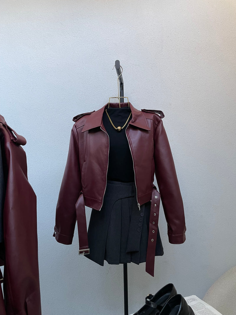 XHAKETE BURGUNDY LEKURE