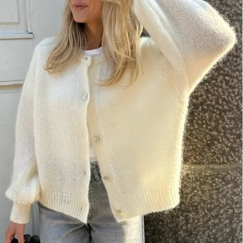 Y2K Knit Casual Cardigan Jacket cardiagn-250126